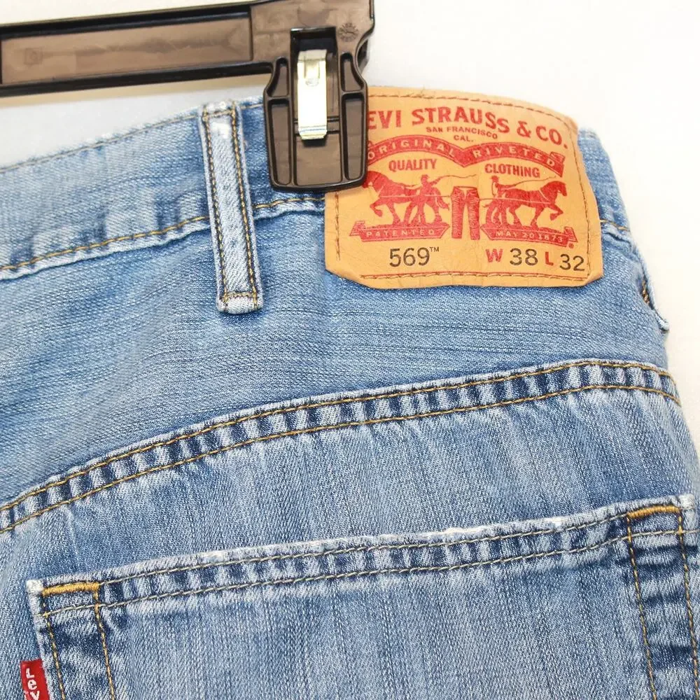 Levi Strauss & Co. Y2K Men's Denim Jeans Pants Pocket Straight Size W38 L32